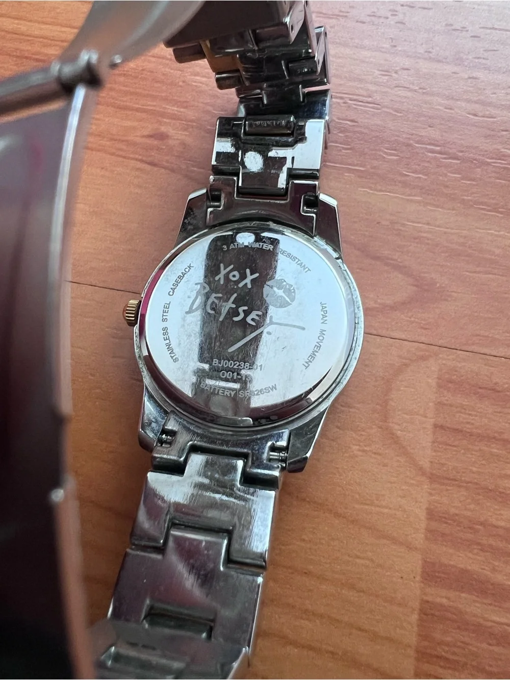 Betsey Johnson Pink and Gold Watch